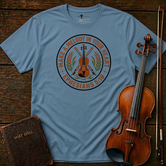 Make a Melody Violin Steel Blue MasterPiece Shirts