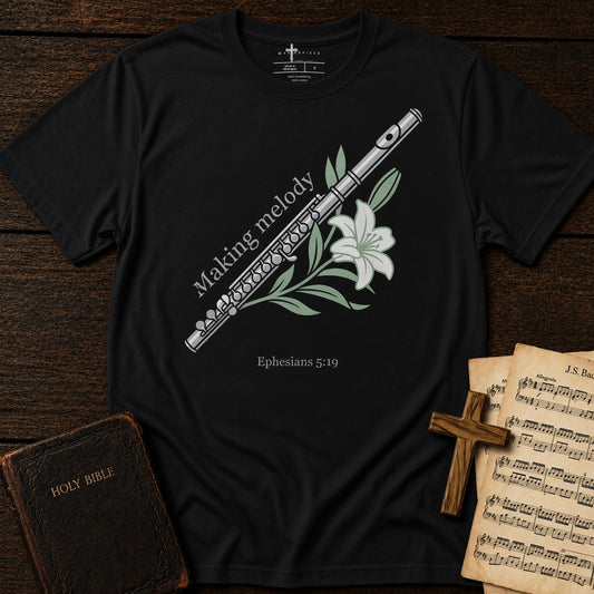 Making Melody Flute Black MasterPiece Shirts
