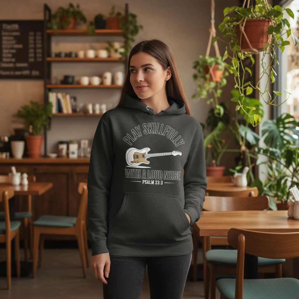 Play Skillfully with a Loud Noise Premium Hoodie