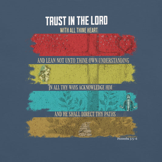Trust in The Lord Christian Bible Verse T-Shirt