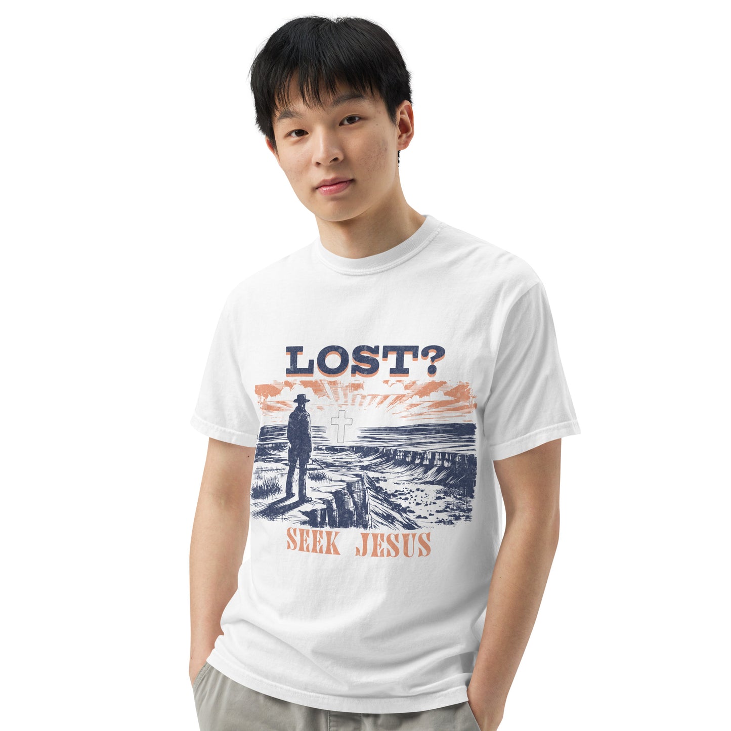Lost Seek Jesus Christian Bible Verse T-Shirt
