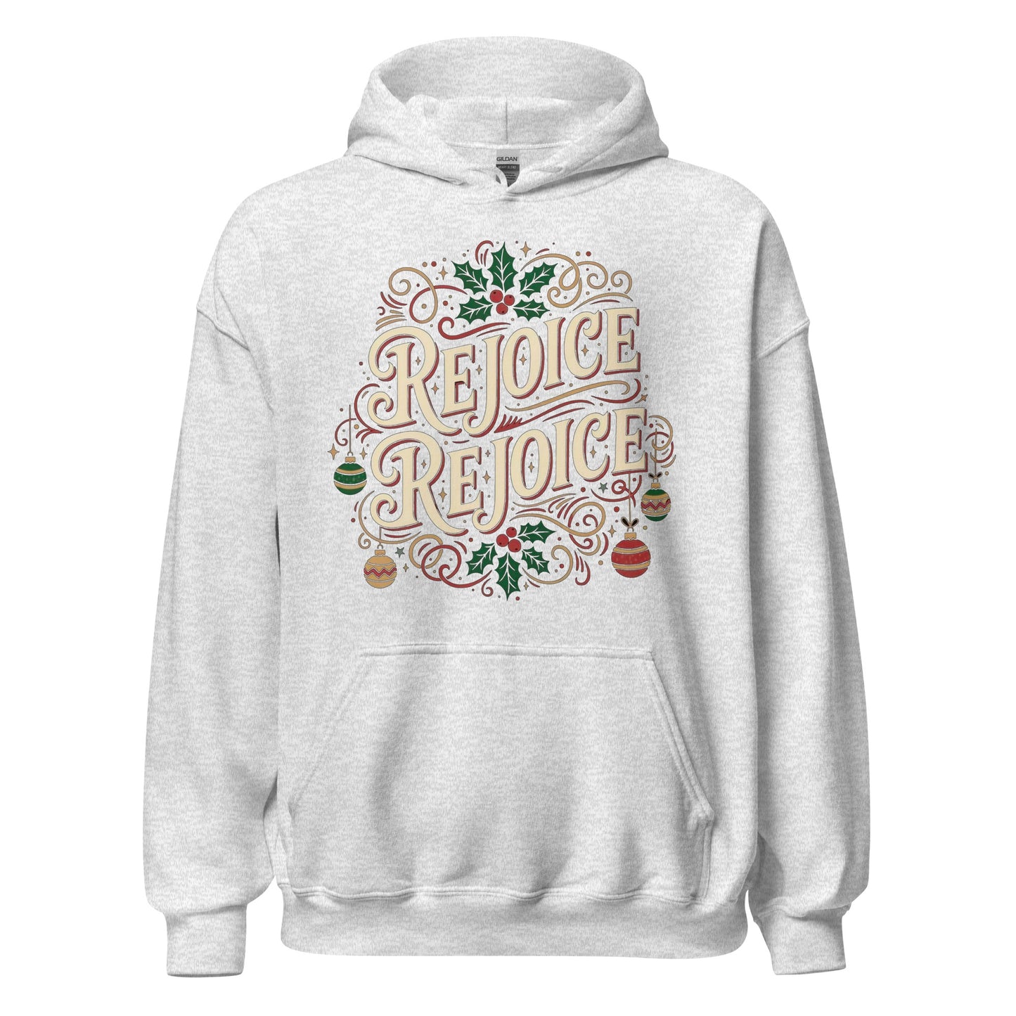 Rejoice Christian Christmas Hoodie