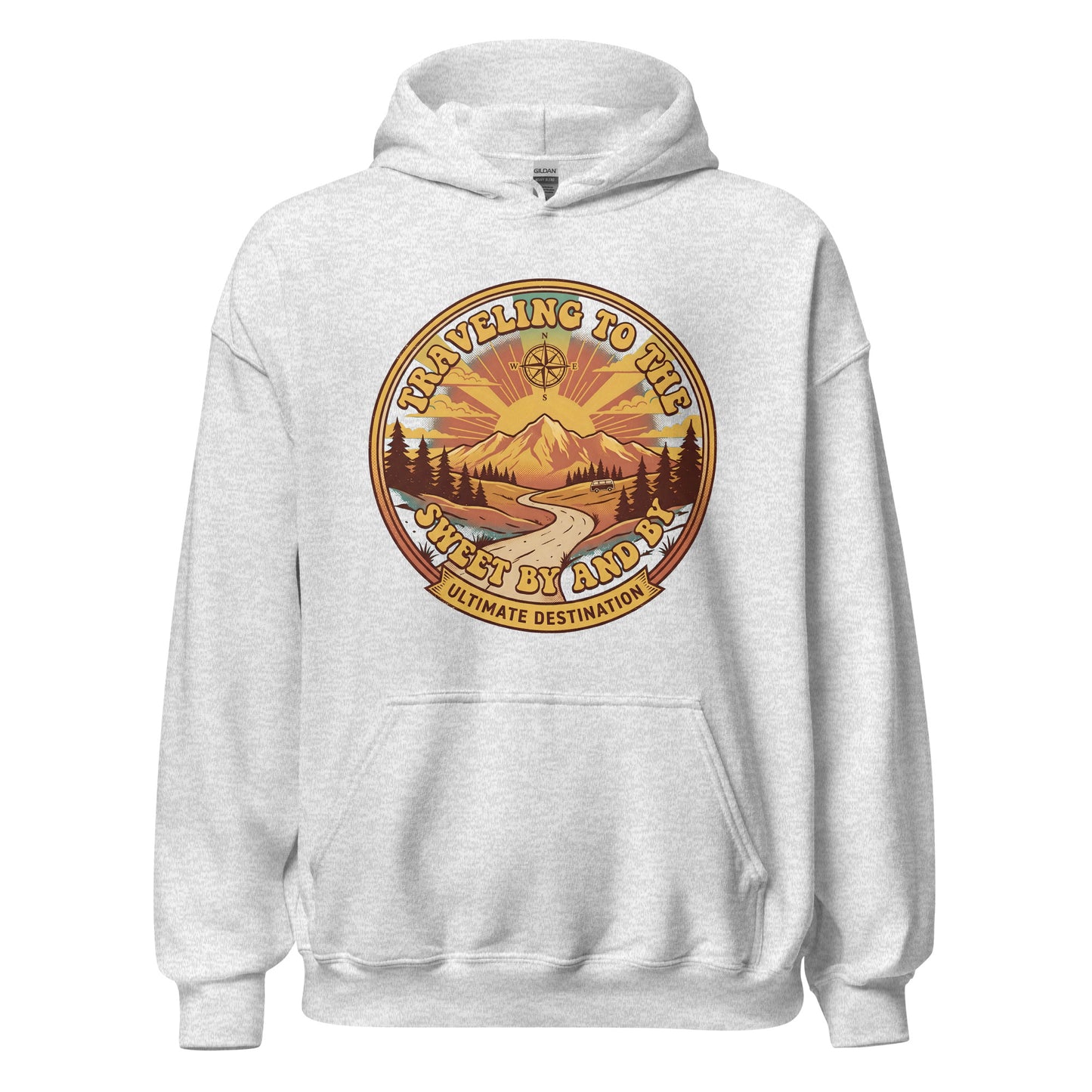 Traveling to the Sweet Bye and Bye Ultimate Destination Christian Hoodie
