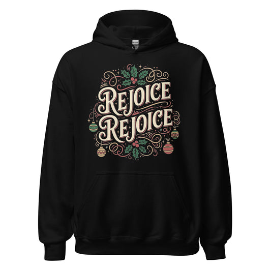 Rejoice Christian Christmas Hoodie