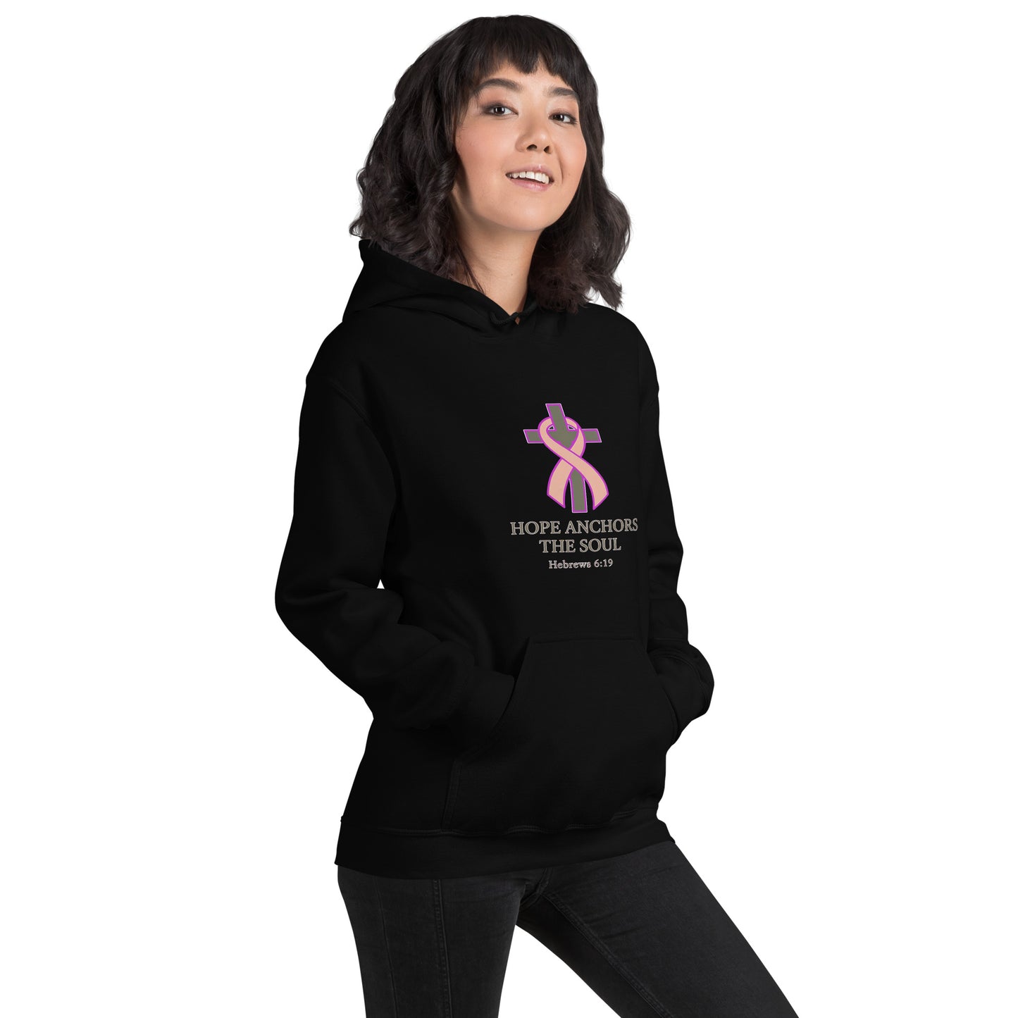 Hope Anchors the Soul Cancer Awareness Hoodie