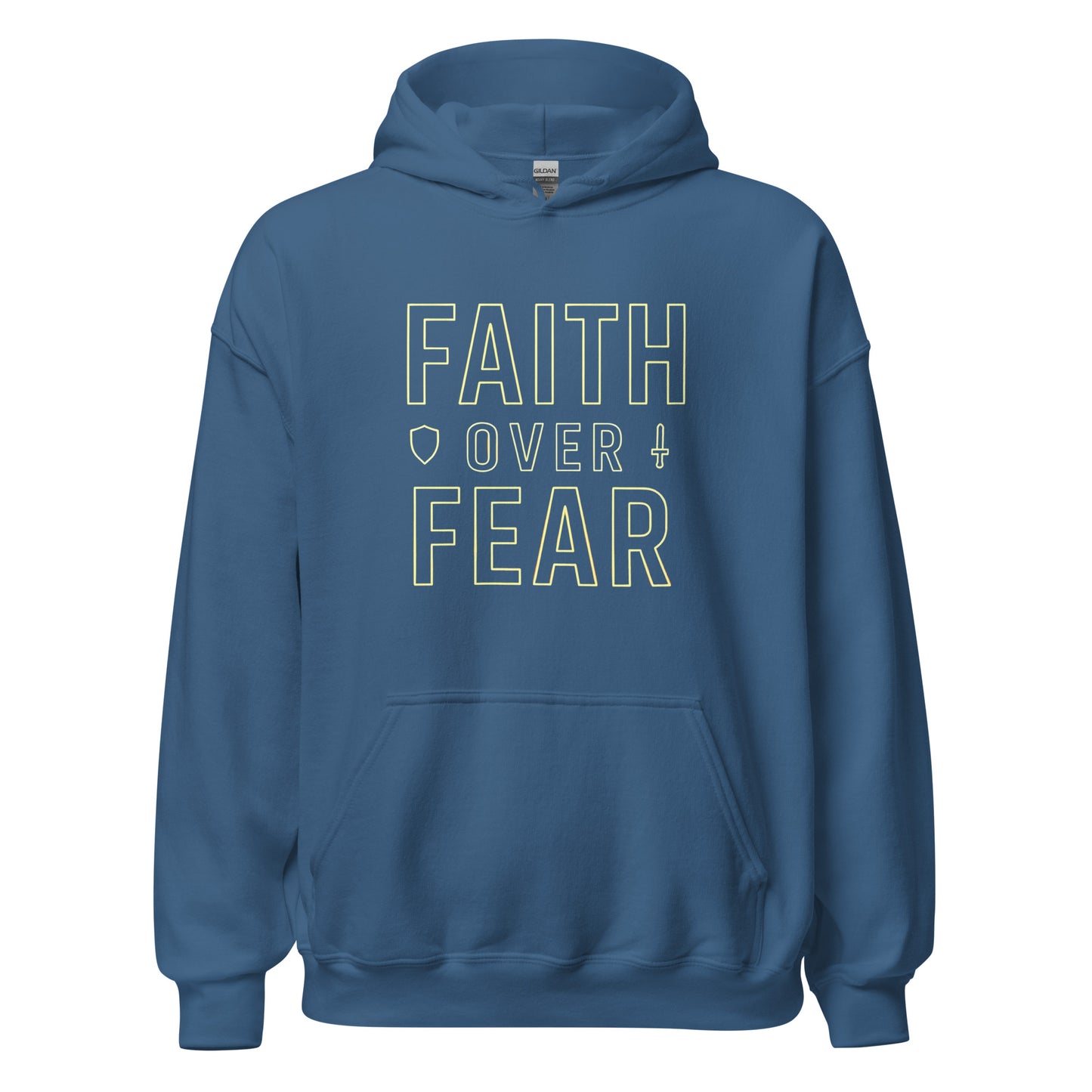 Faith over Fear Christian hoodie