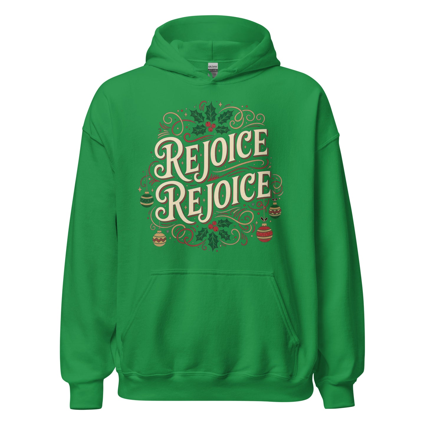 Rejoice Christian Christmas Hoodie