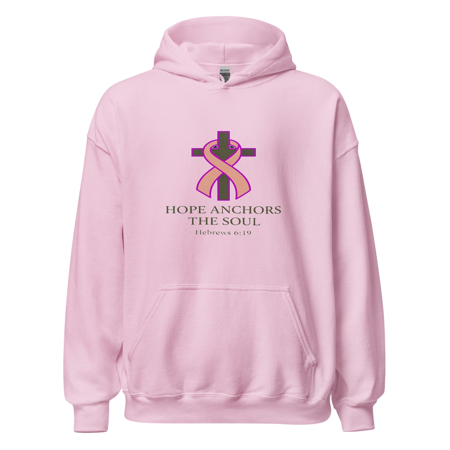 Hope Anchors the Soul Cancer Awareness Hoodie