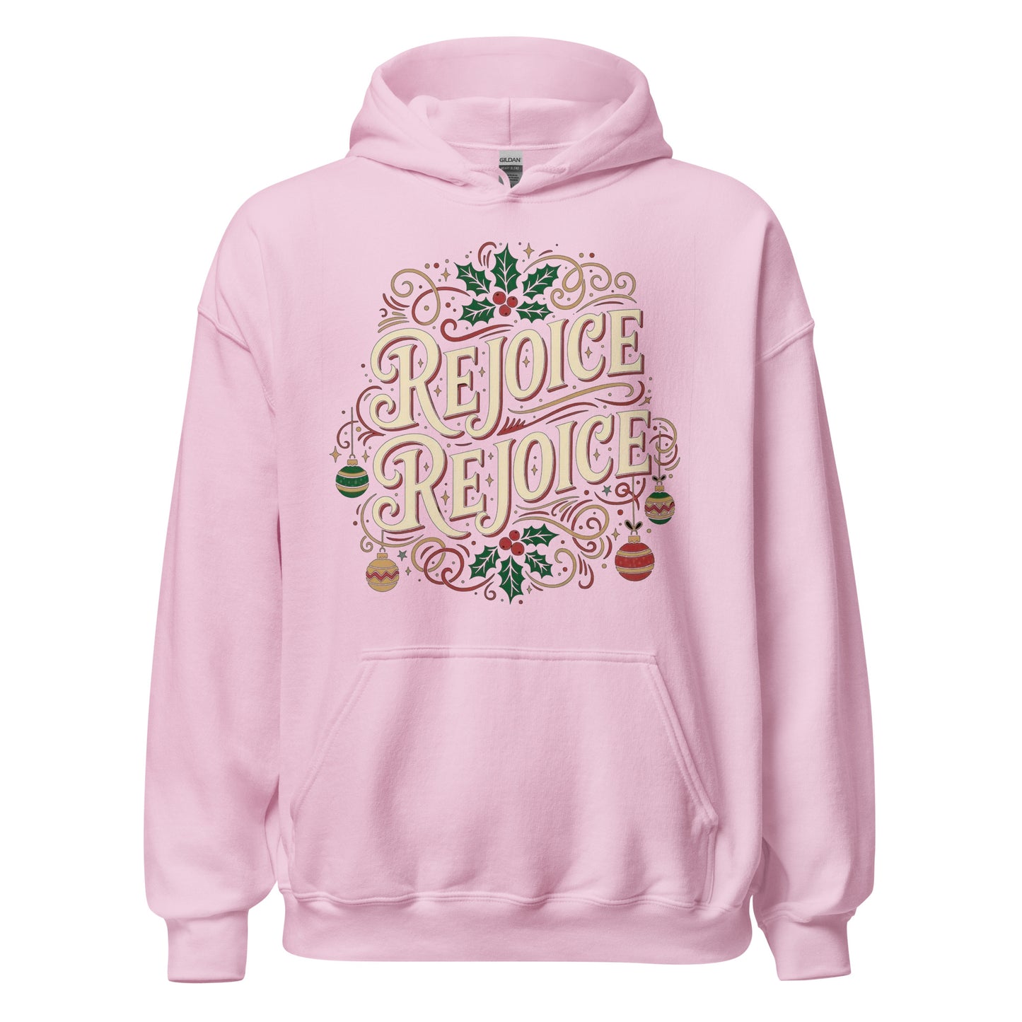 Rejoice Christian Christmas Hoodie