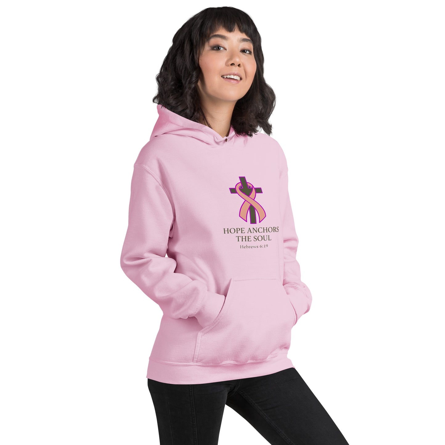 Hope Anchors the Soul Cancer Awareness Hoodie