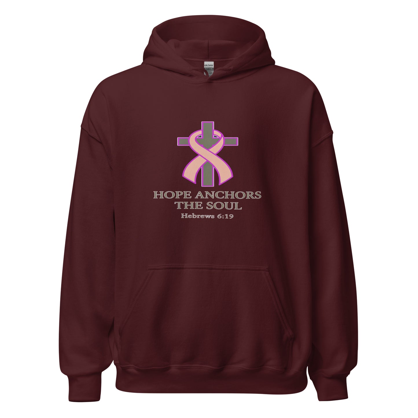 Hope Anchors the Soul Cancer Awareness Hoodie