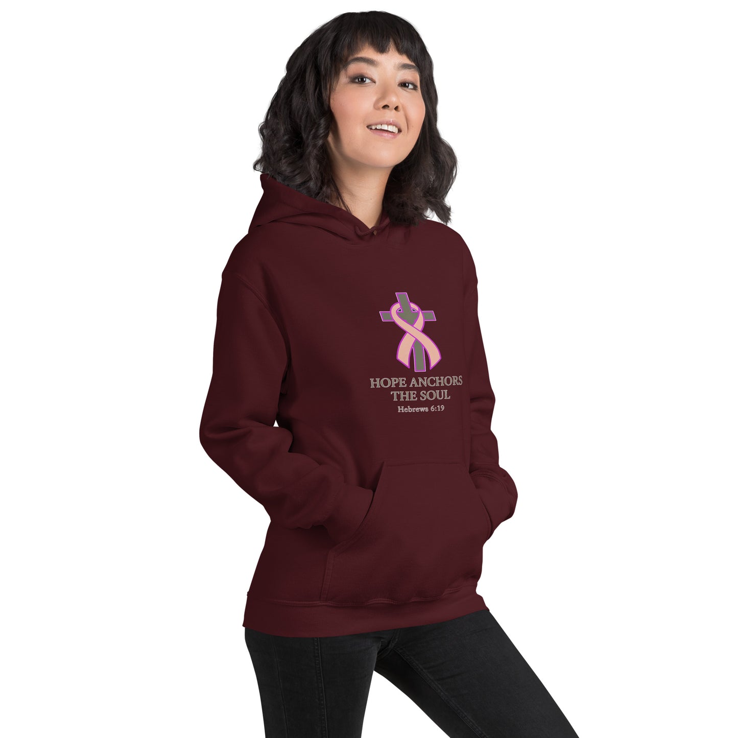 Hope Anchors the Soul Cancer Awareness Hoodie