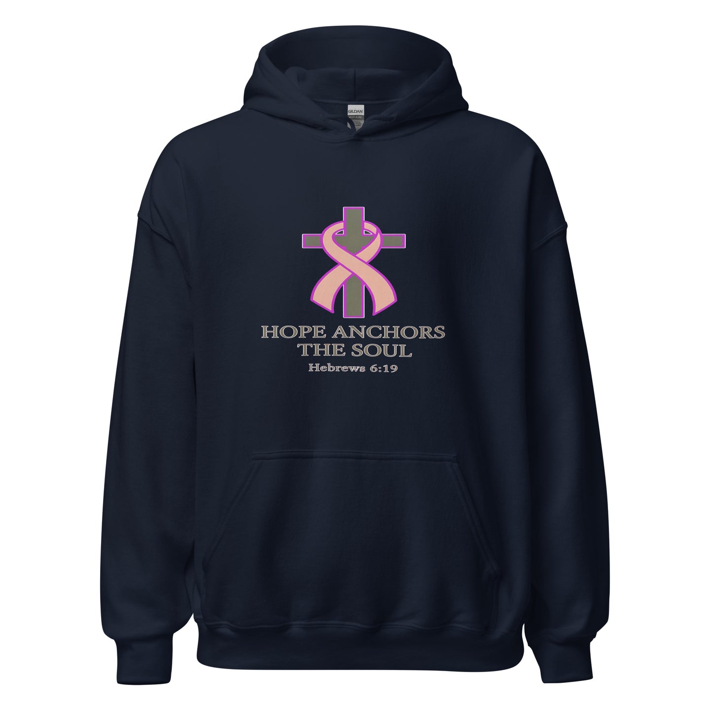 Hope Anchors the Soul Cancer Awareness Hoodie