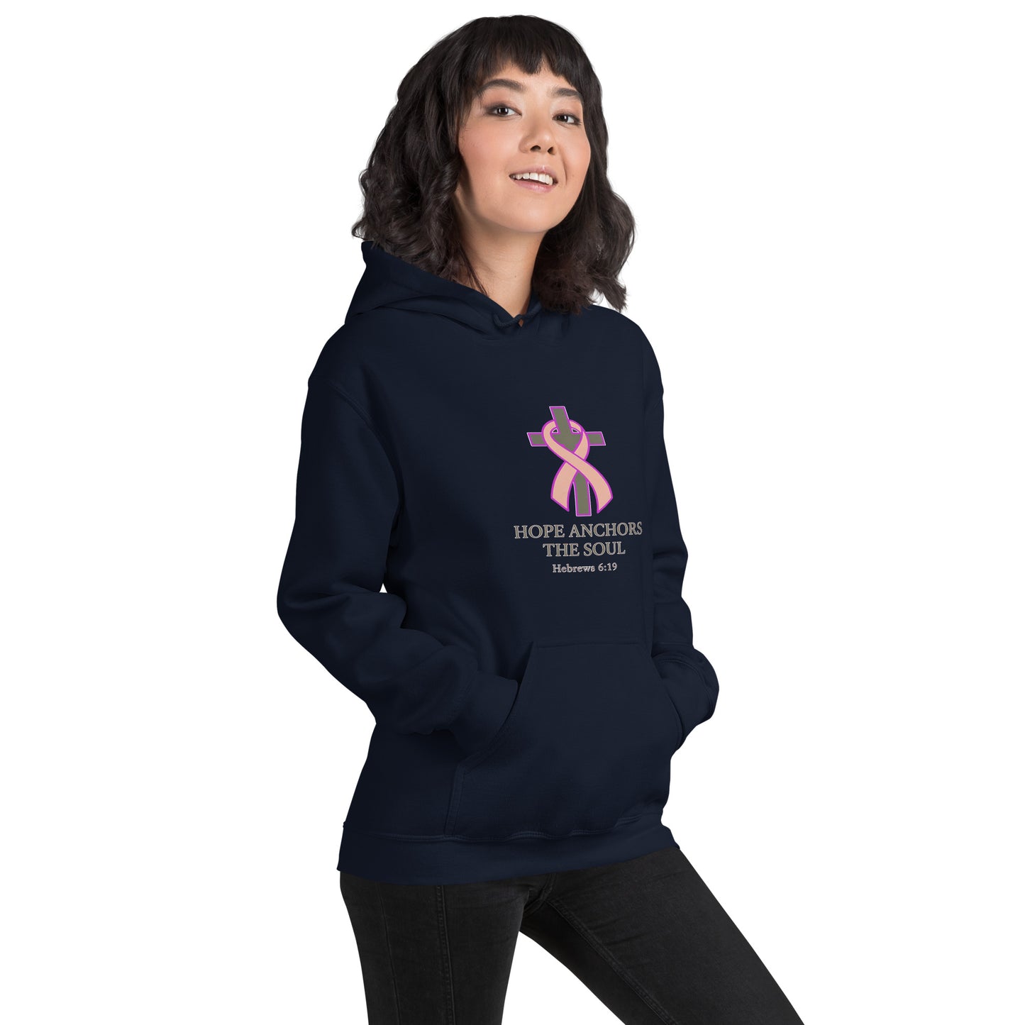 Hope Anchors the Soul Cancer Awareness Hoodie
