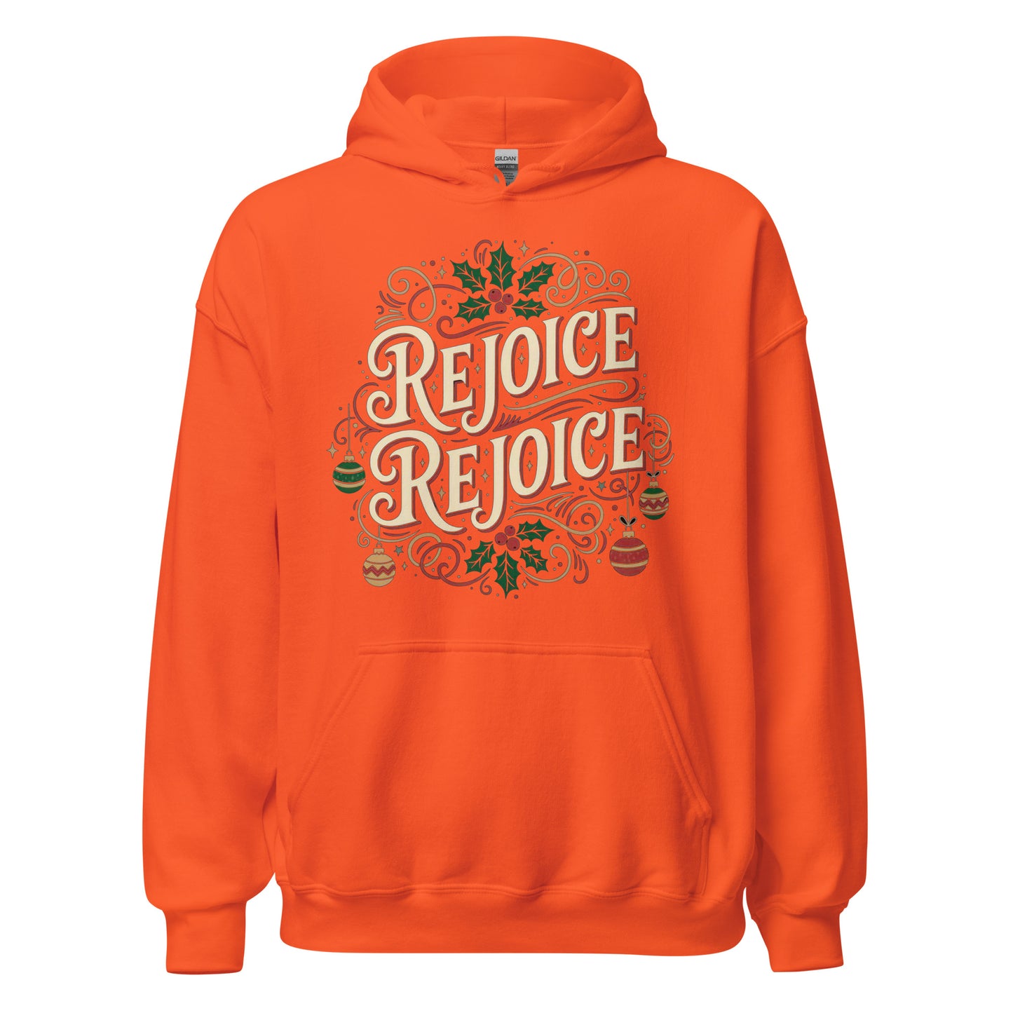 Rejoice Christian Christmas Hoodie