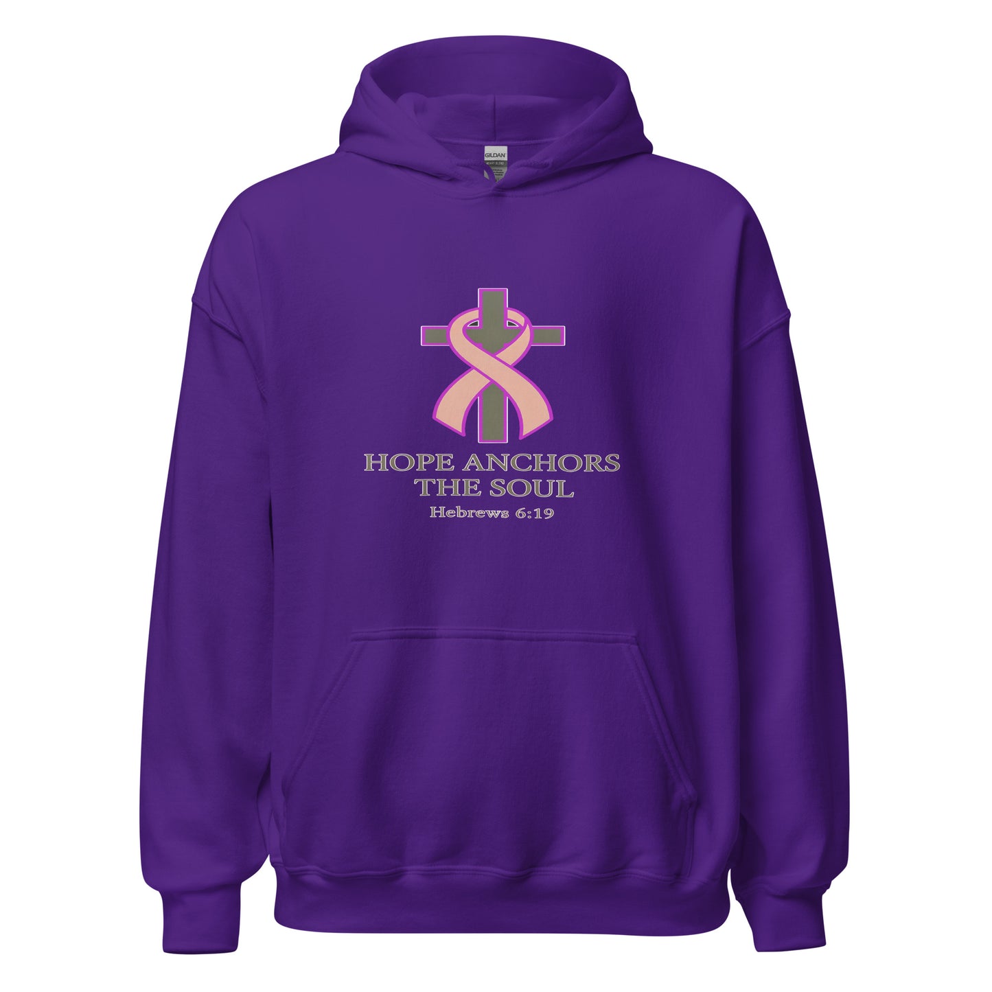 Hope Anchors the Soul Cancer Awareness Hoodie