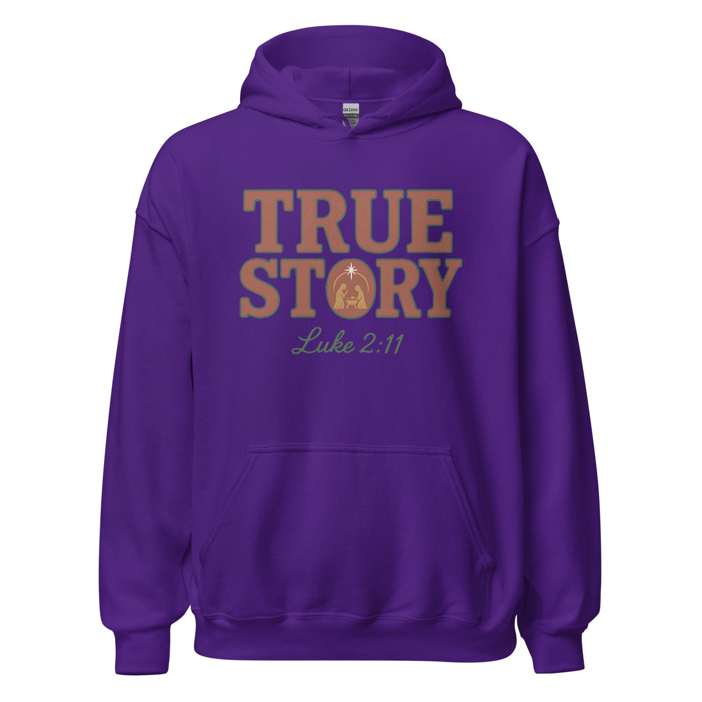 True Story Christian Christmas Hoodie Luke 2
