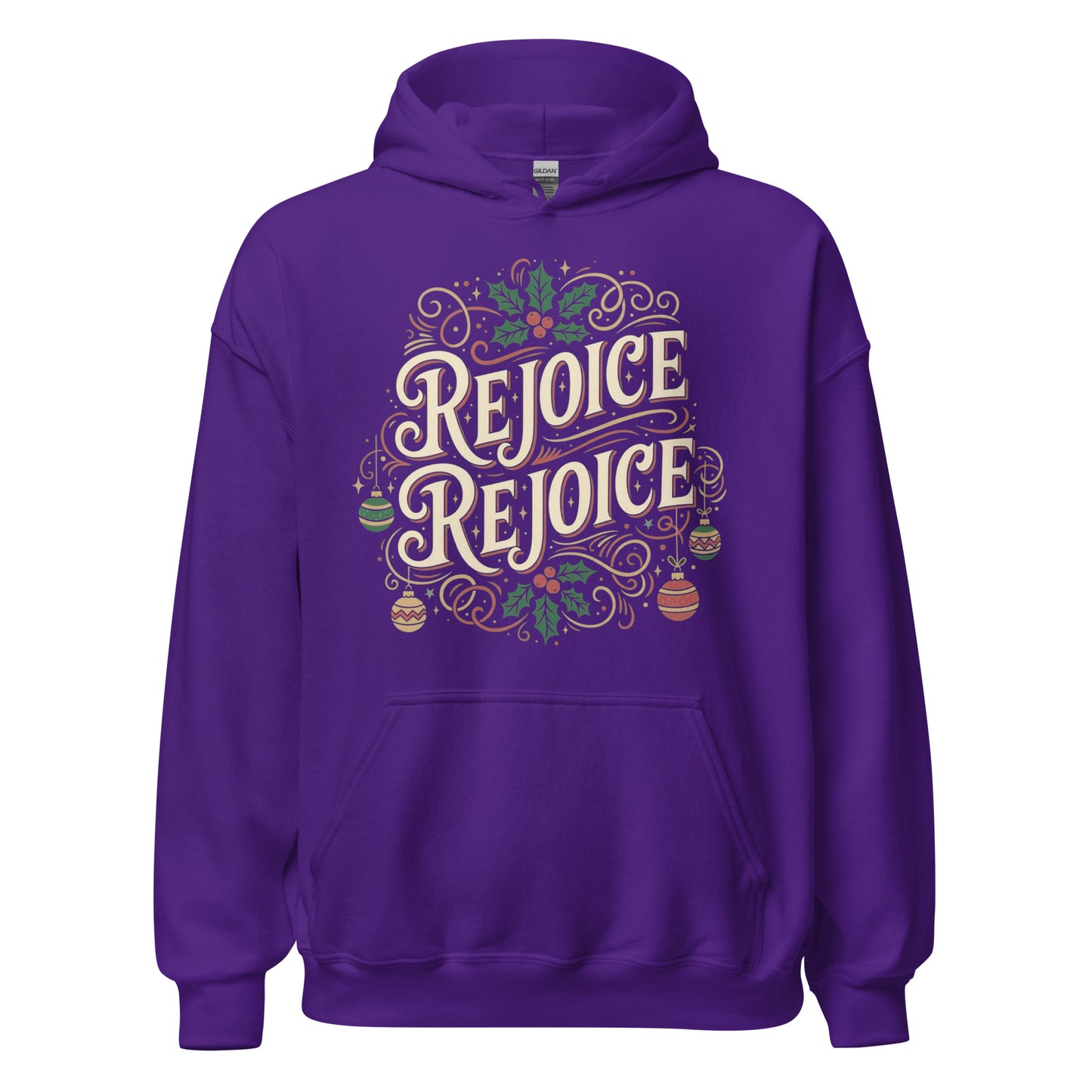 Rejoice Christian Christmas Hoodie