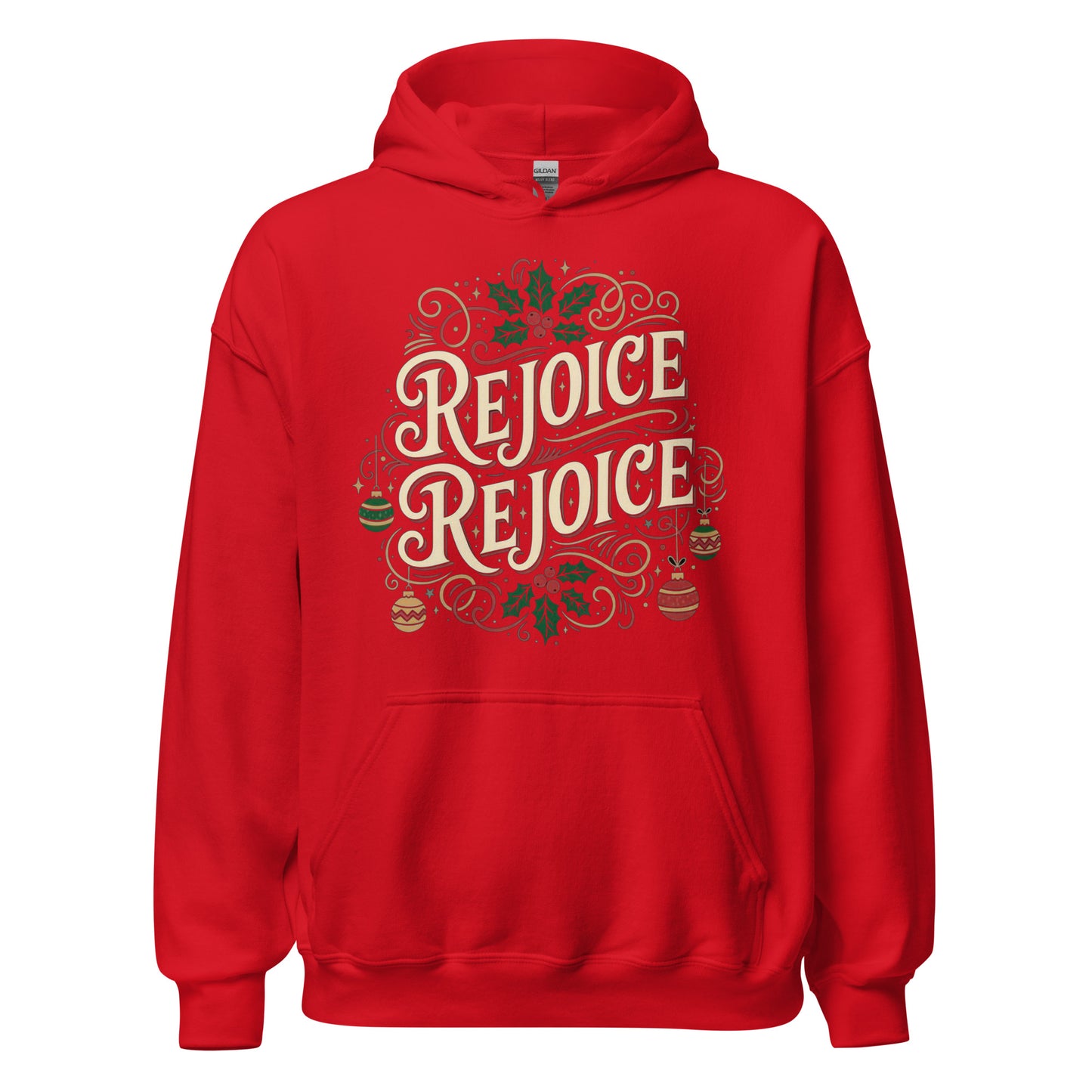 Rejoice Christian Christmas Hoodie
