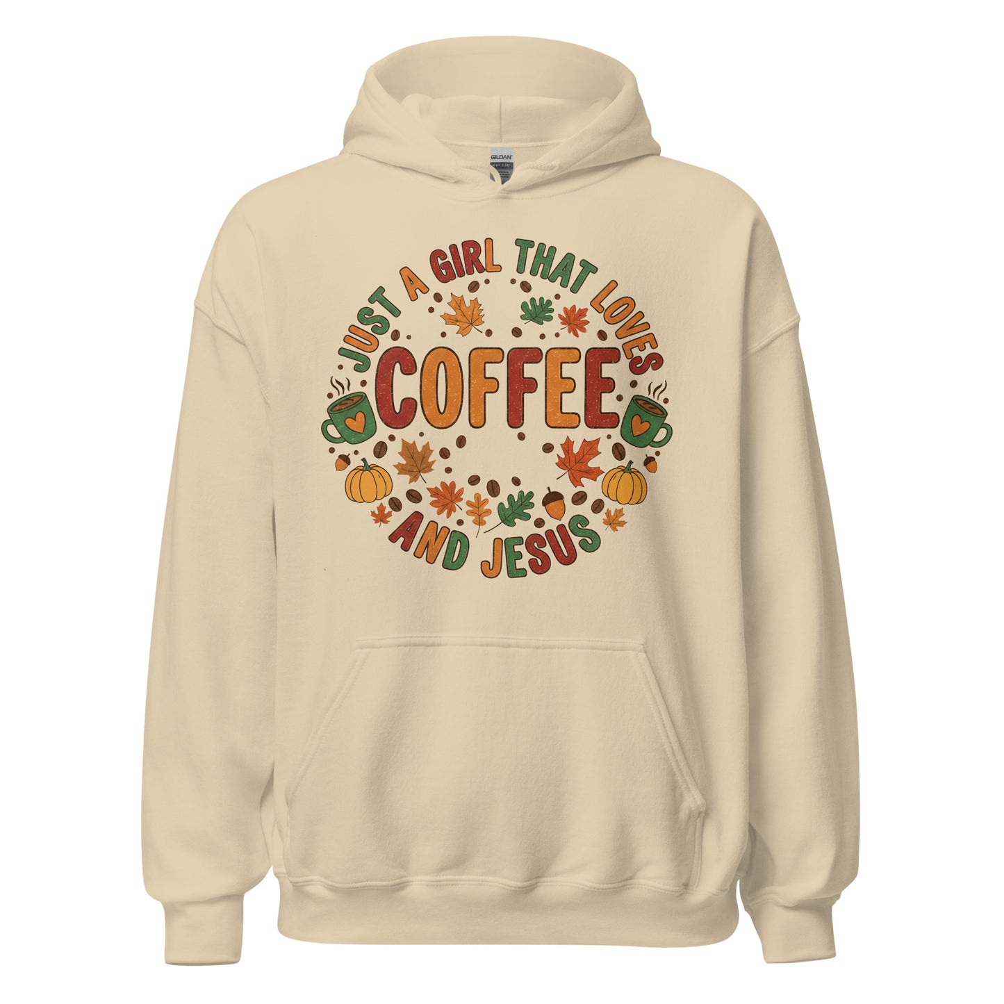 Just a Girl who loves Coffee and Jesus Christian hoodie