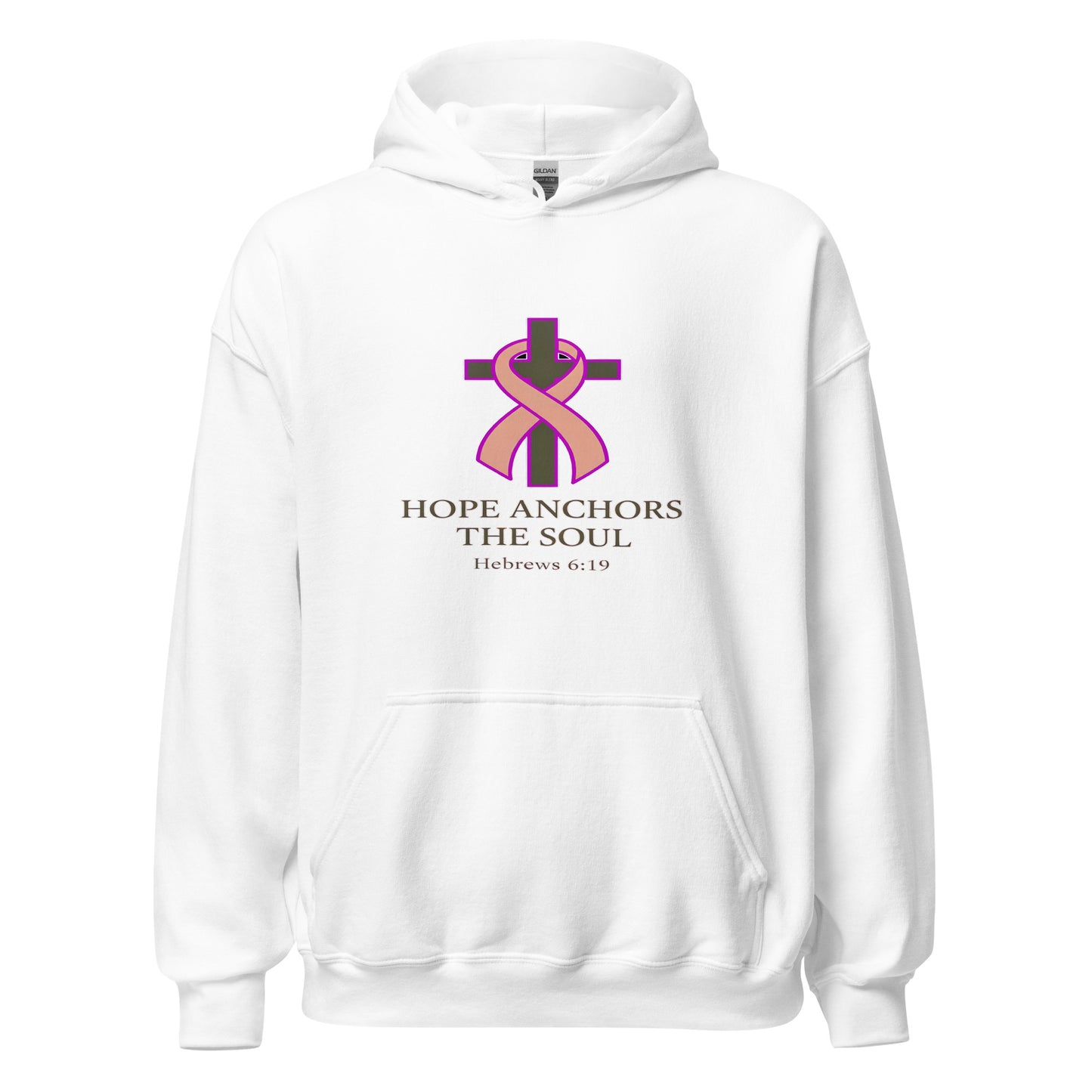 Hope Anchors the Soul Cancer Awareness Hoodie