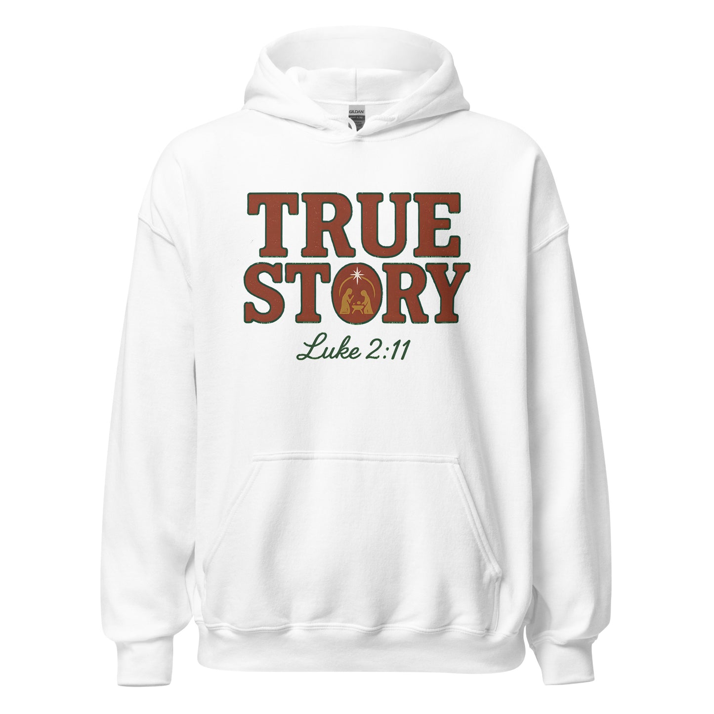 True Story Christian Christmas Hoodie Luke 2