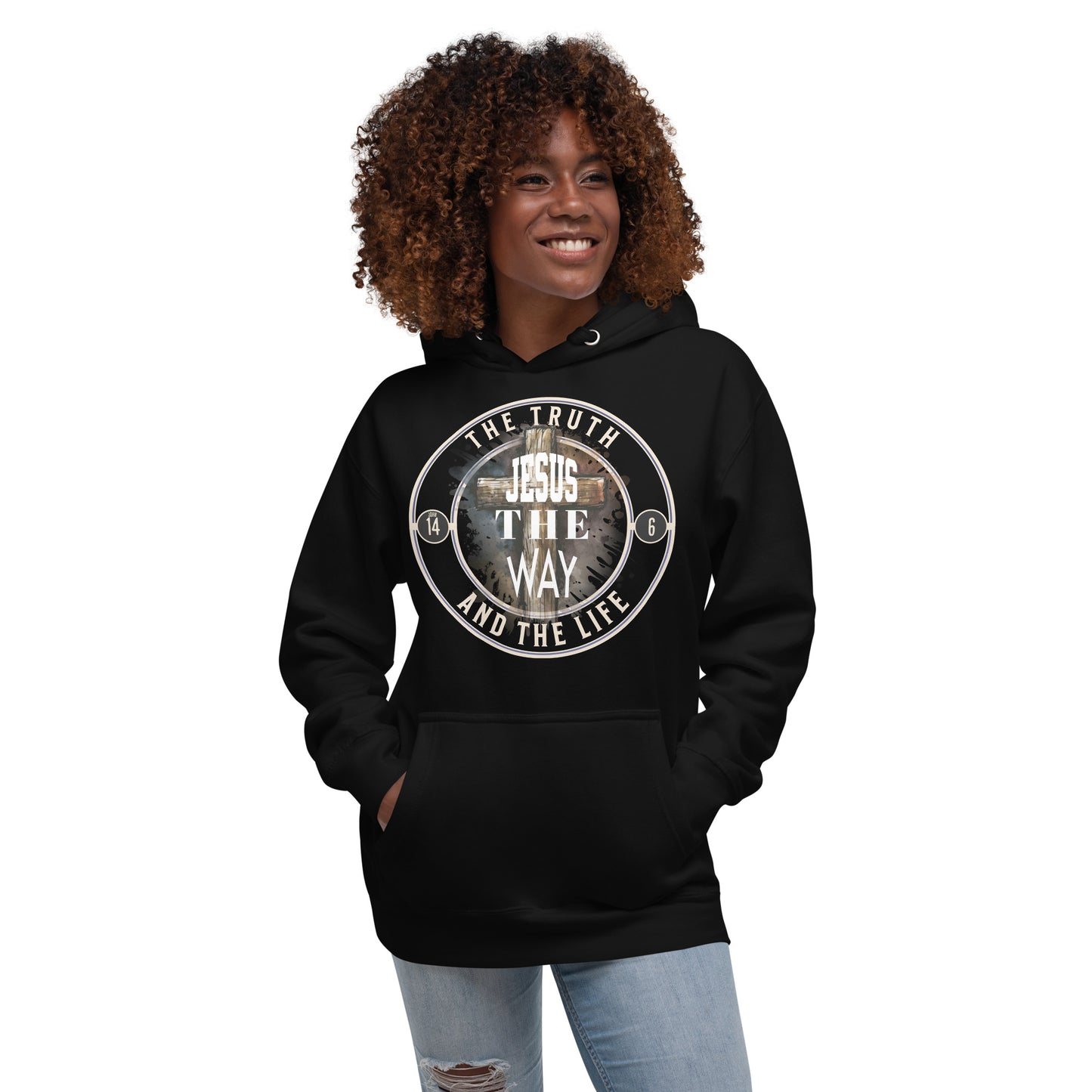Jesus The Way The Truth Premium Hoodie Christian Bible Verse Premium Hoodie