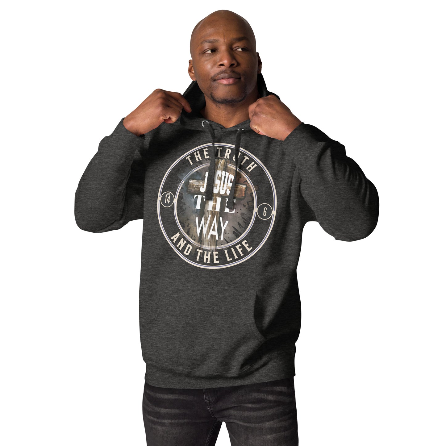 Jesus The Way The Truth Premium Hoodie Christian Bible Verse Premium Hoodie