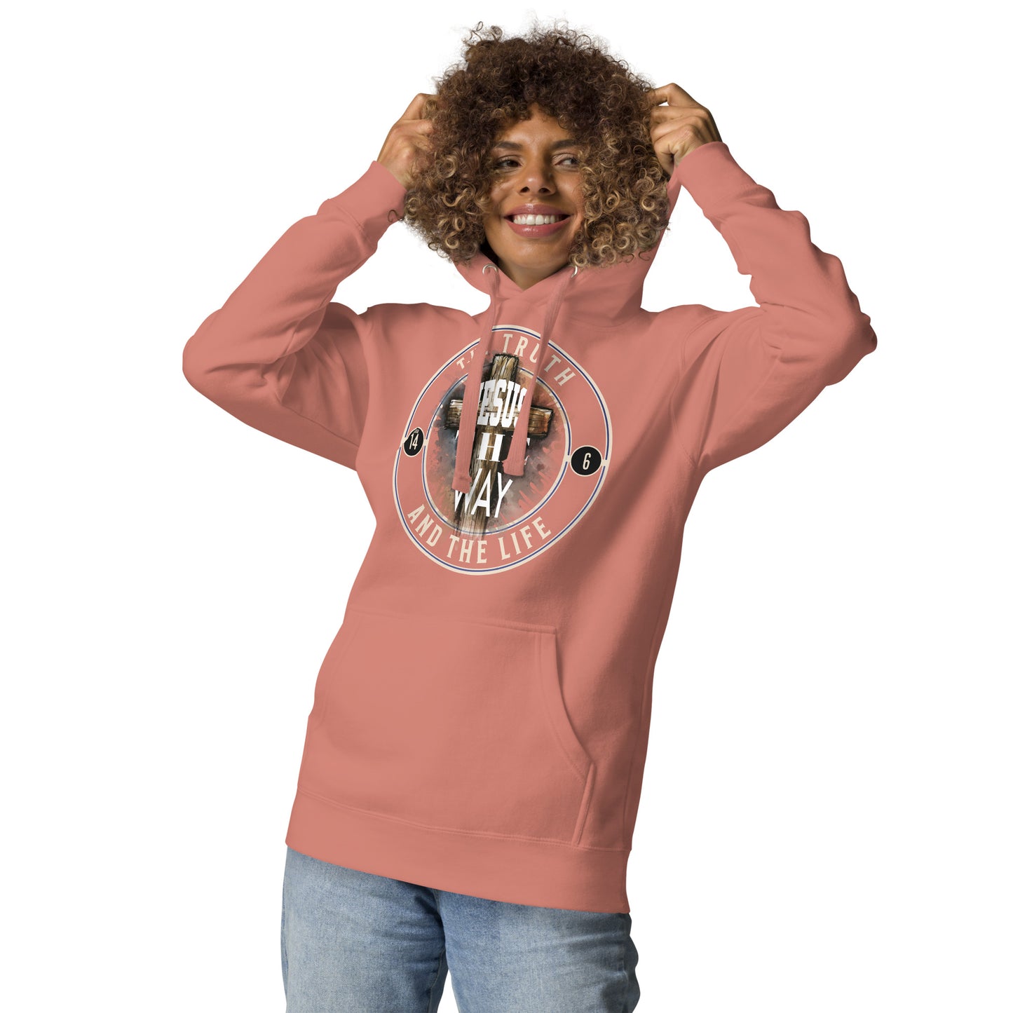 Jesus The Way The Truth Premium Hoodie Christian Bible Verse Premium Hoodie