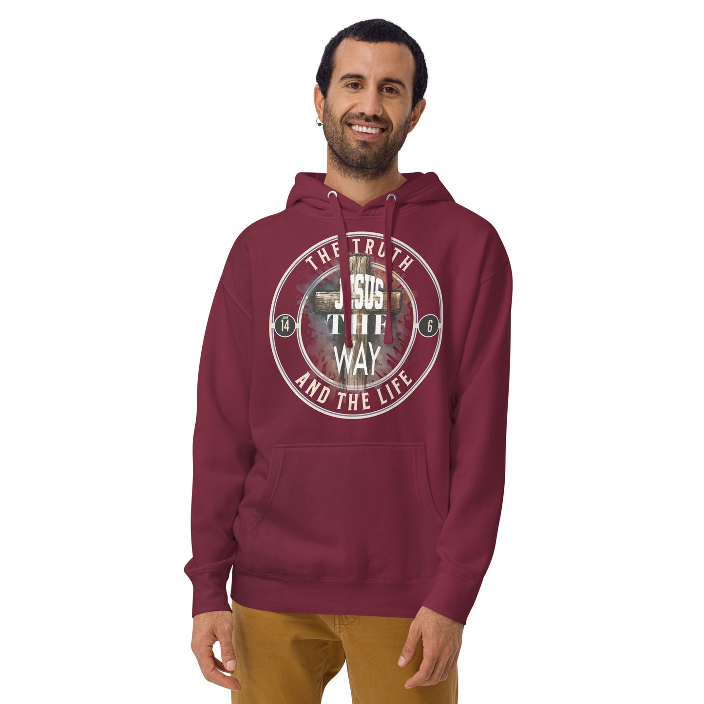 Jesus The Way The Truth Premium Hoodie Christian Bible Verse Premium Hoodie