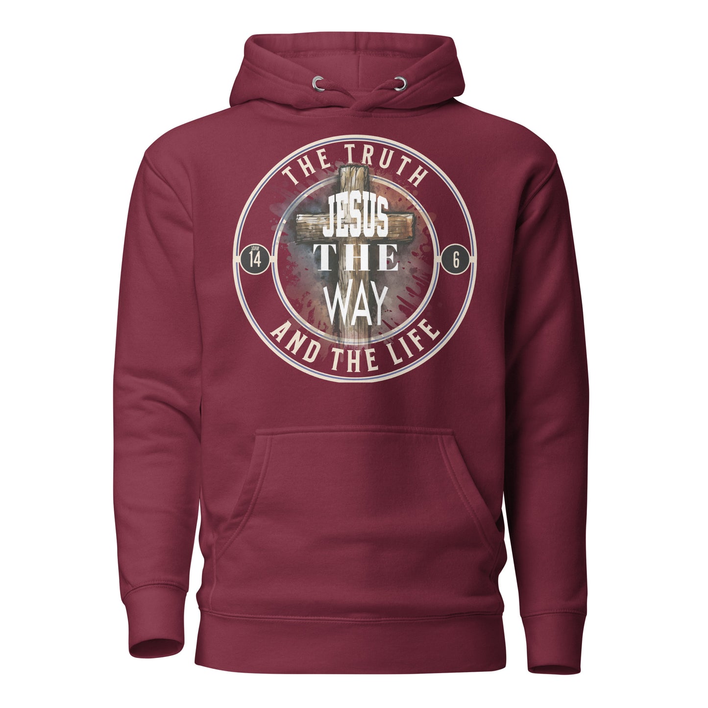 Jesus The Way The Truth Premium Hoodie Christian Bible Verse Premium Hoodie