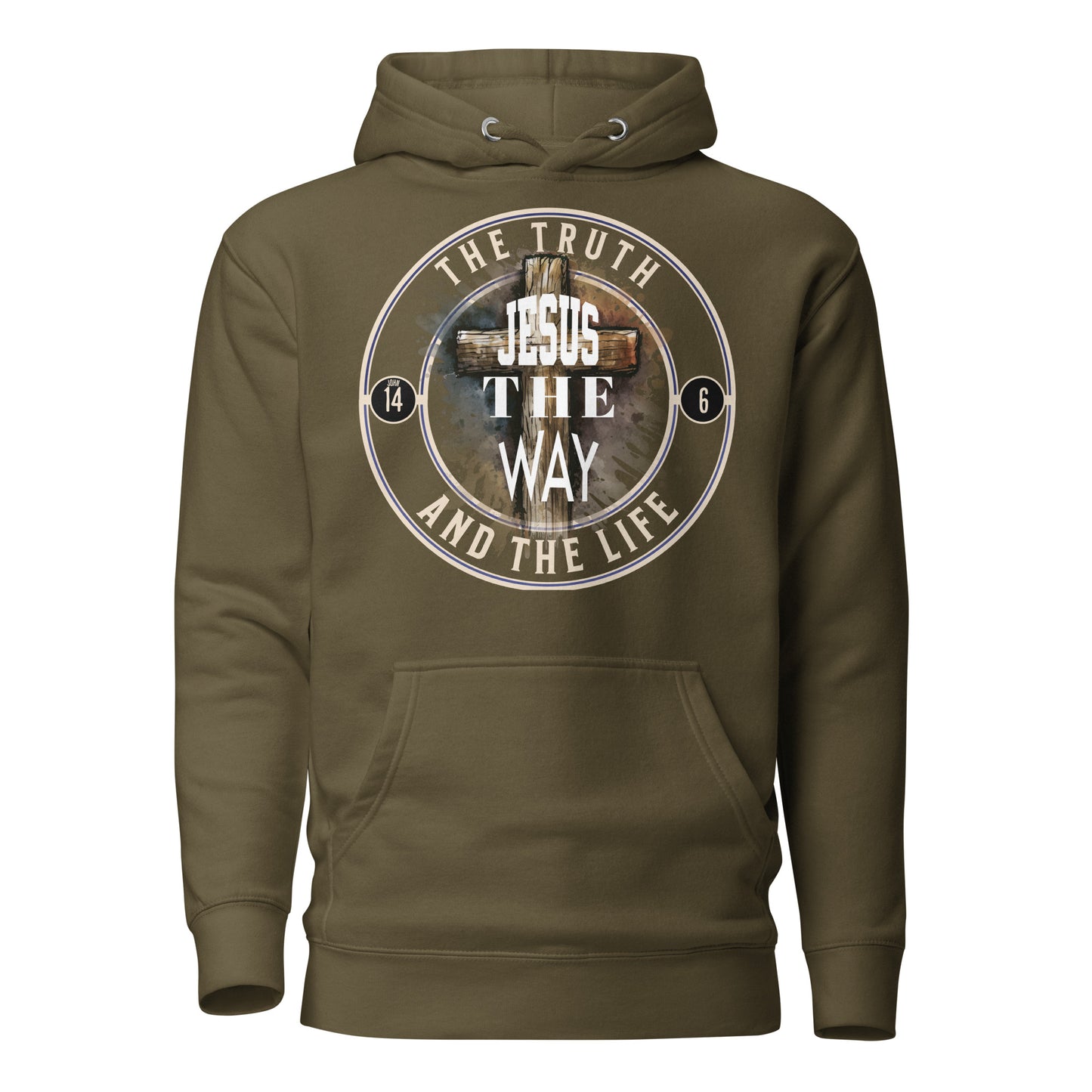 Jesus The Way The Truth Premium Hoodie Christian Bible Verse Premium Hoodie