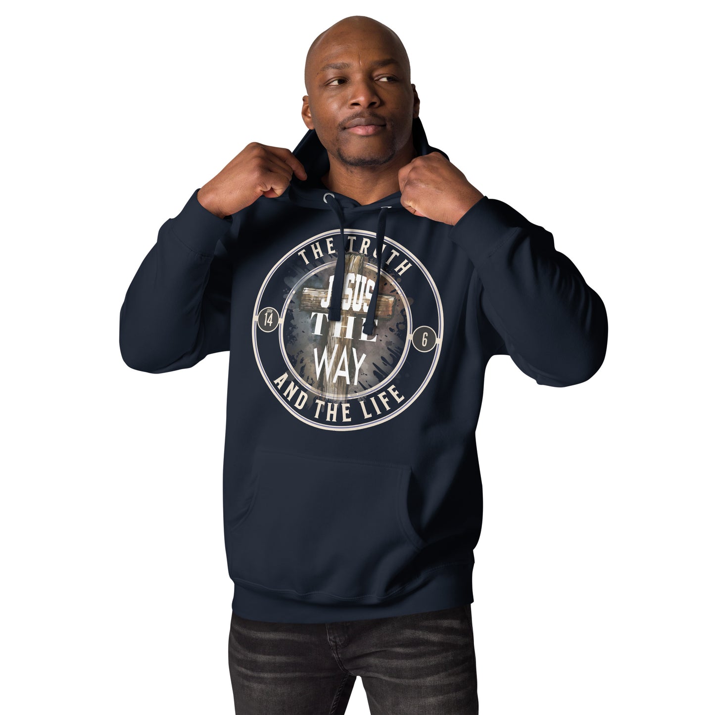 Jesus The Way The Truth Premium Hoodie Christian Bible Verse Premium Hoodie