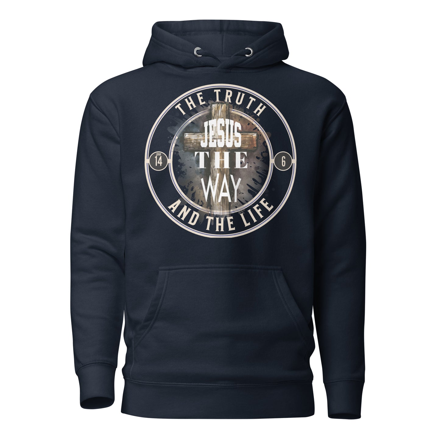 Jesus The Way The Truth Premium Hoodie Christian Bible Verse Premium Hoodie