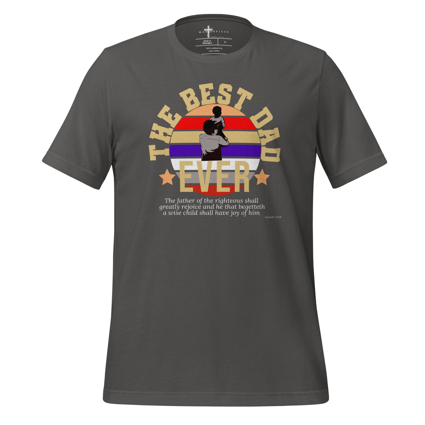 Best Dad Ever Christian Bible Verse T-Shirt