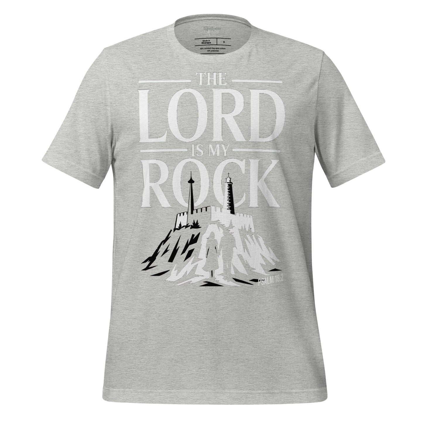 The Lord is My Rock Christian Bible Verse T-Shirt