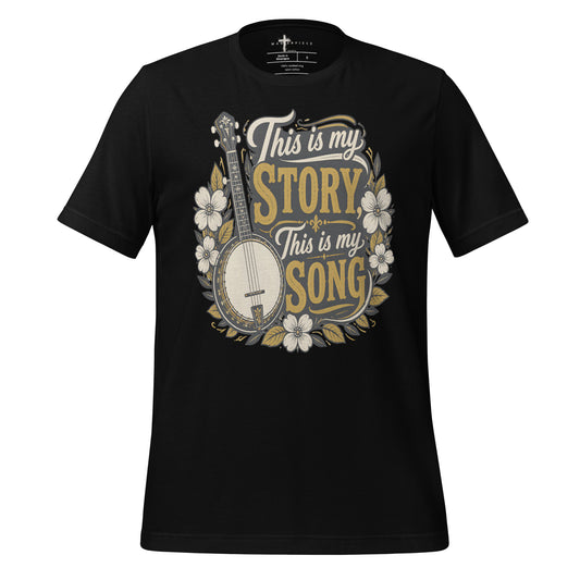 This is My Story This is My Song Banjo - Black - MasterPiece Shirts