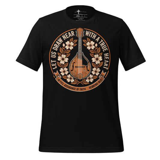 Draw Near Mandolin - Black - MasterPiece Shirts