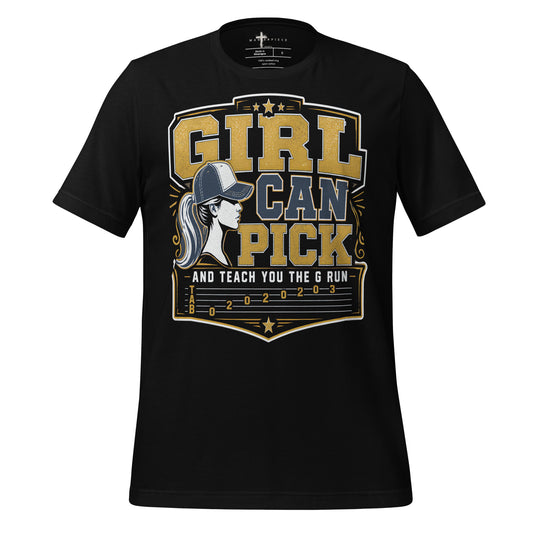 Girl can Pick G-Run - Black - MasterPiece Shirts