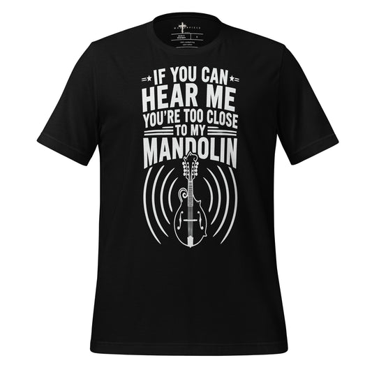 Too Close Mandolin - Black - MasterPiece Shirts