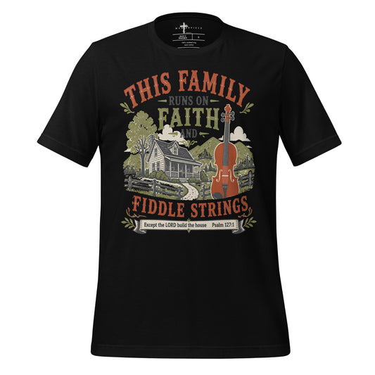 Faith Family Fiddle - Black - MasterPiece Shirts