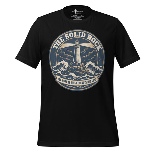 Solid Rock Lighthouse - Black - MasterPiece Shirts