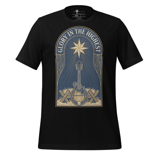 Glory in the Highest Mandolin - Black - MasterPiece Shirts