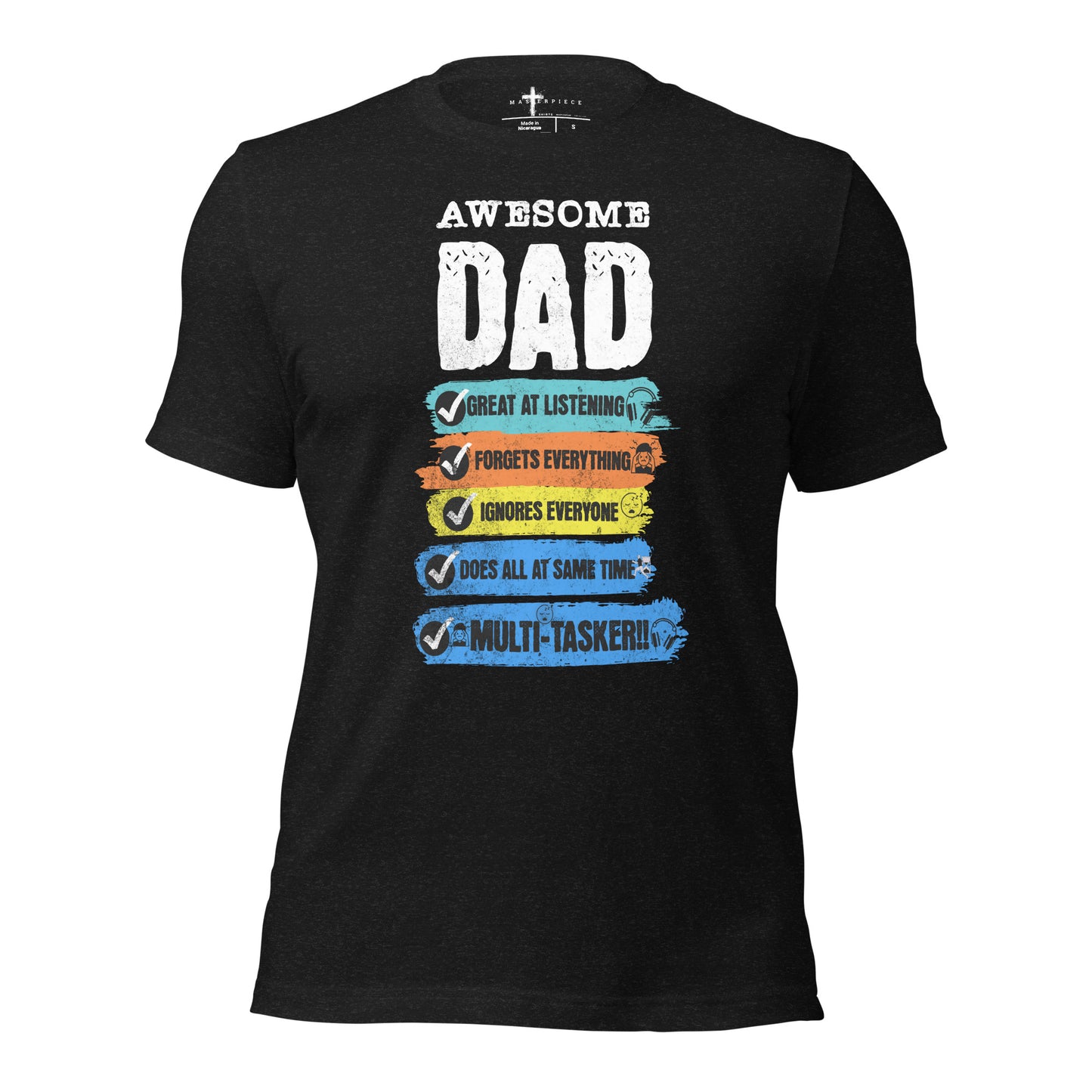 Awesome Dad Christian Bible Verse T-Shirt