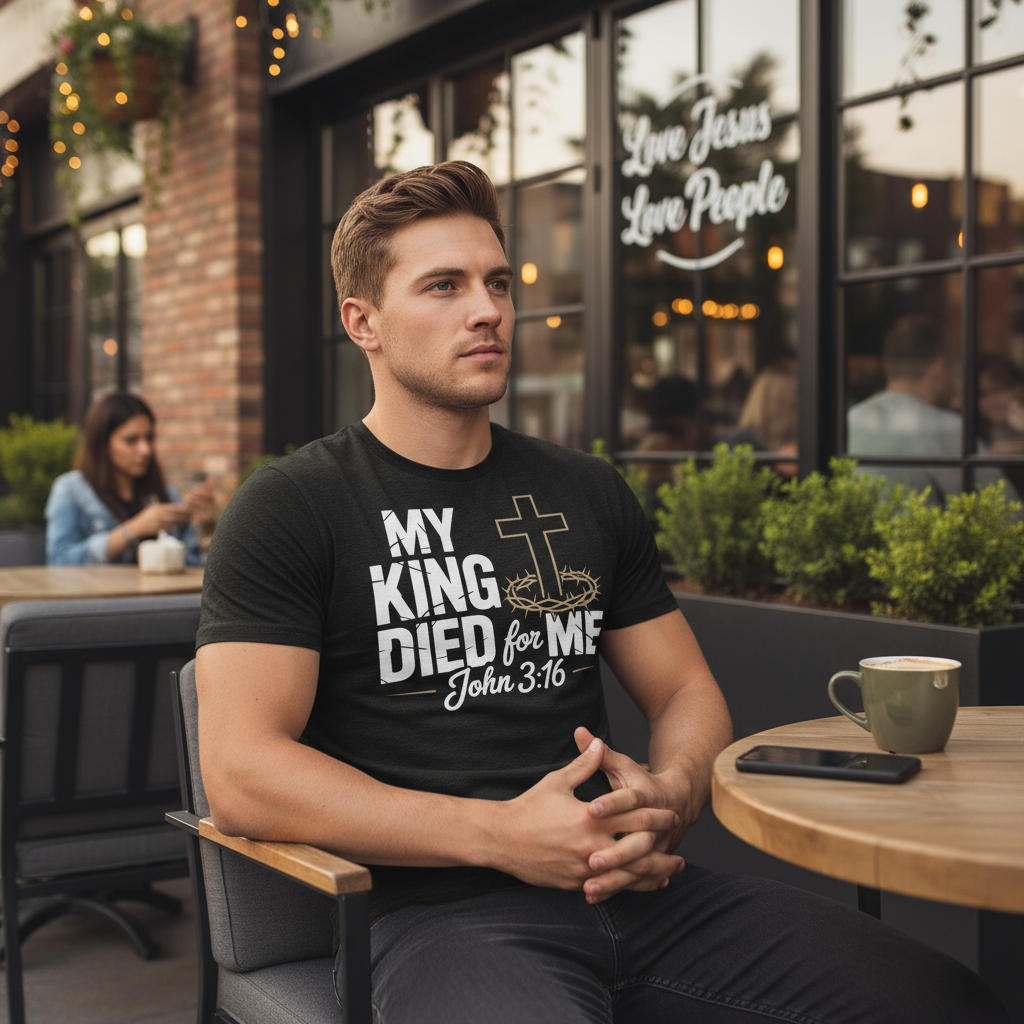 My King Died for Me Christian T-Shirt