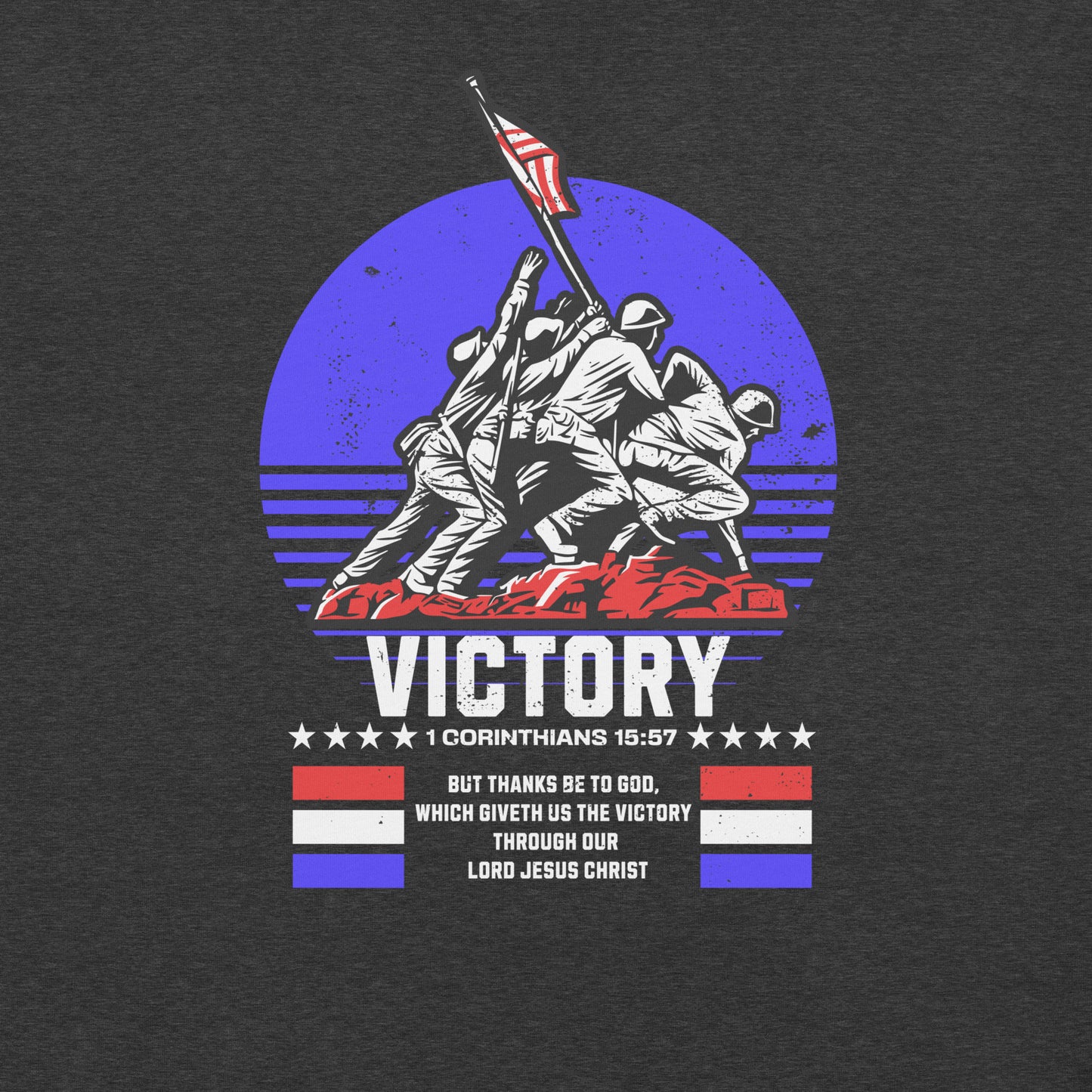 Victory Christian Bible Verse T-Shirt