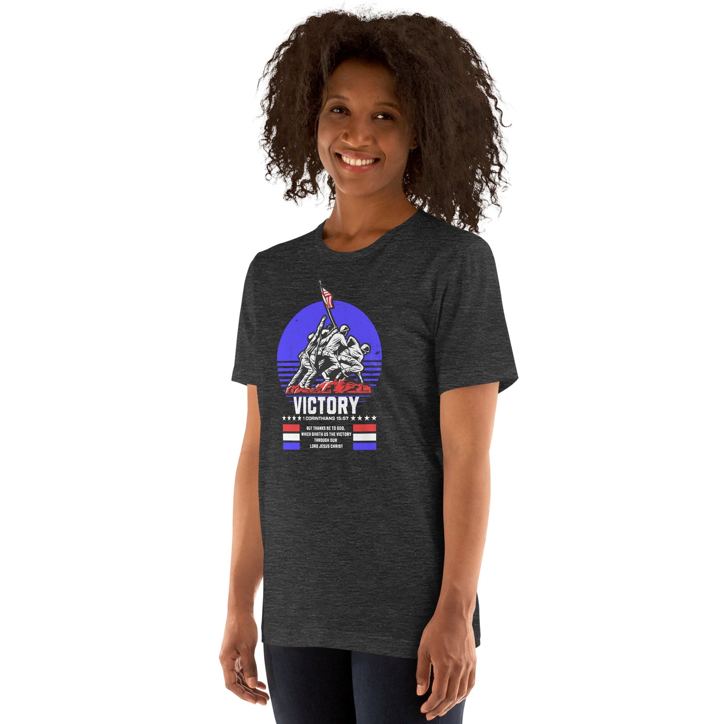 Victory Christian Bible Verse T-Shirt