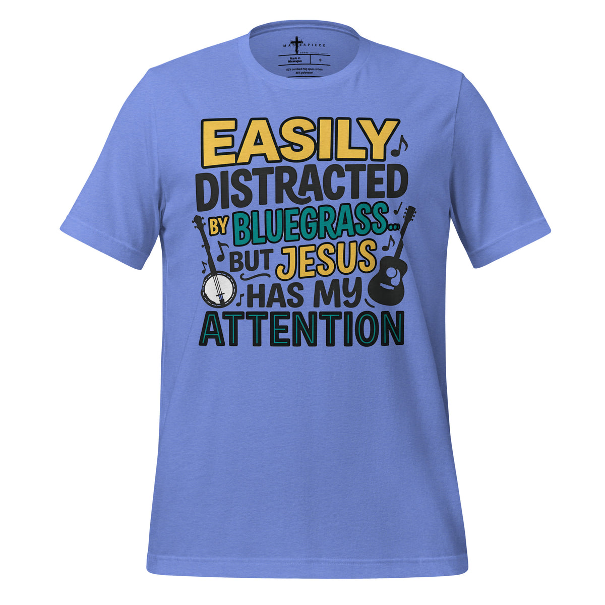 Bluegrass Distracted - Blue - MasterPiece Shirts