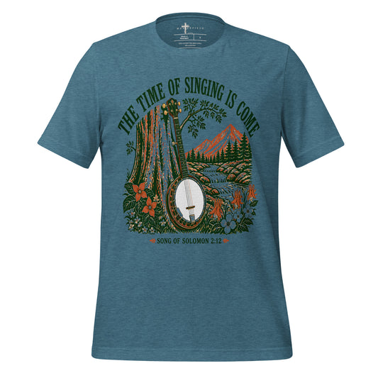 Time of Singing Banjo - Teal - MasterPiece Shirts