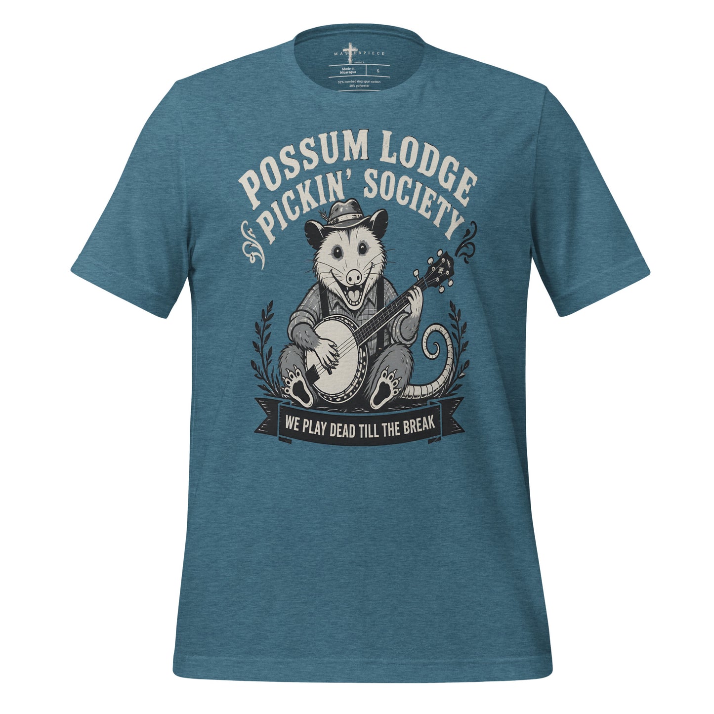 Possum Pickin - Teal - MasterPiece Shirts